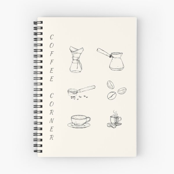 Item preview, Minimalist Hand Drawn Coffee Corner Line Art Poster designed and sold by HBBS DESIGNS.