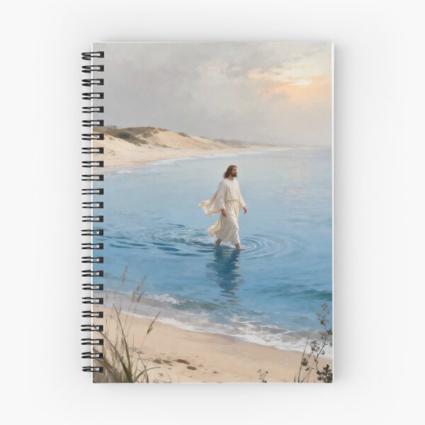 Item preview, Jesus Walking on Water Coastal Artwork designed and sold by stylishdzign.