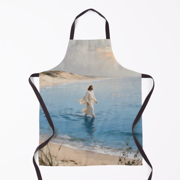 Item preview, Jesus Walking on Water Coastal Artwork designed and sold by stylishdzign.