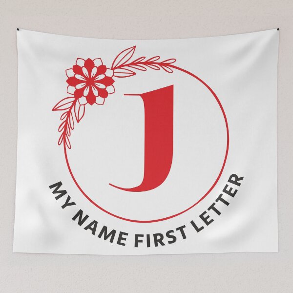 Item preview, My Name First Letter - Personalized Name Initial Letter Typography | Custom First Alphabet Name Art | Monogram Initial Design designed and sold by 440CREATIVES.
