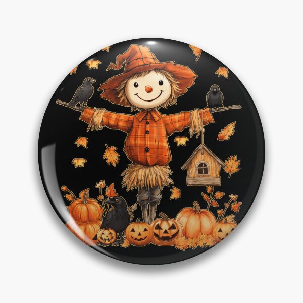 Item preview, Cute Scarecrow Pumpkin Thanksgiving Halloween Hello Fall designed and sold by PaigeWoodShop.