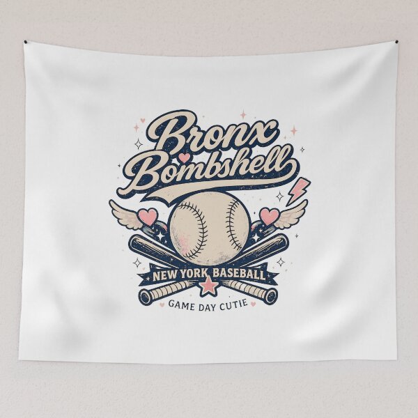 Item preview, Bronx Bombshell Baseball Game Day Cute Retro Tee designed and sold by PaisynnSeika.