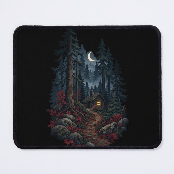 Item preview, Warm Cabin in the Cold Forest designed and sold by Fernova.