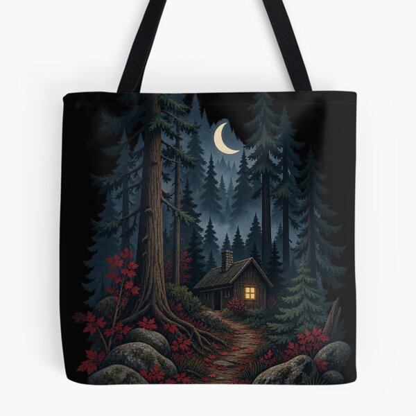 Item preview, Warm Cabin in the Cold Forest designed and sold by Fernova.