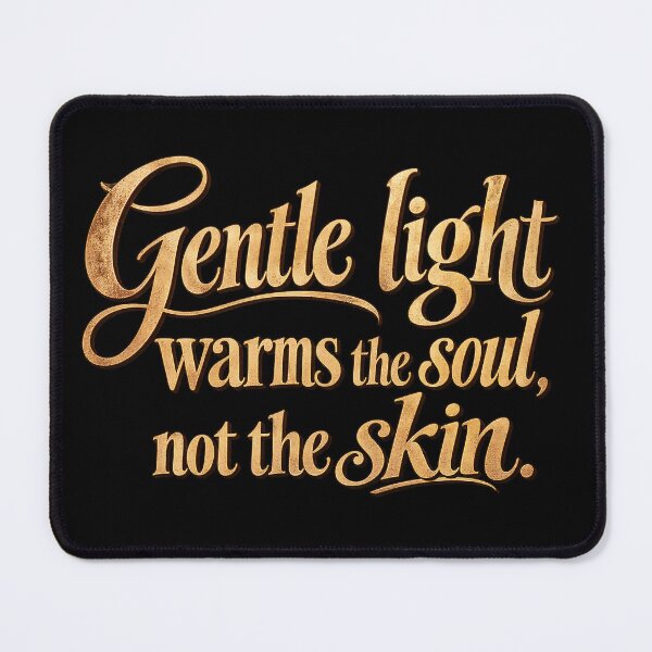 Item preview, Gentle light warms the soul, not the skin.(Vintage Version) designed and sold by MaxDreamsArt.