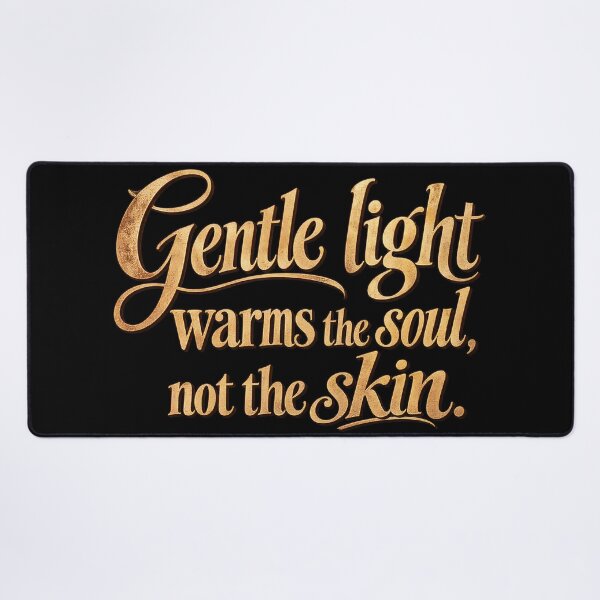 Item preview, Gentle light warms the soul, not the skin.(Vintage Version) designed and sold by MaxDreamsArt.