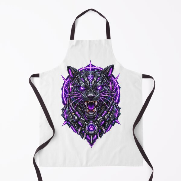 Item preview, Cyberpunk Robotic Cyber Panther Alpha Art designed and sold by RiteshCenter .