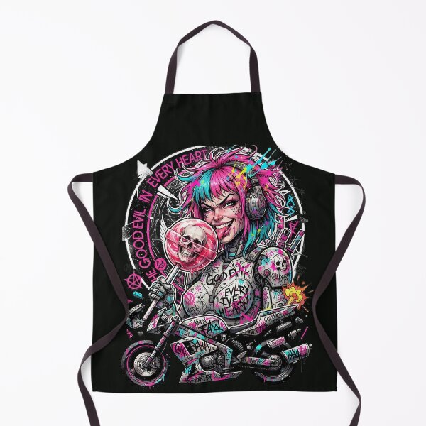 Item preview, Cyberpunk Pink Hair Skull Lollipop designed and sold by Voodoo Store Paranormal Collections.
