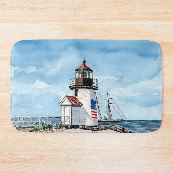 Item preview, Brant Point Lighthouse travel Print,  Massachusetts USA designed and sold by POSTERIOCREW.