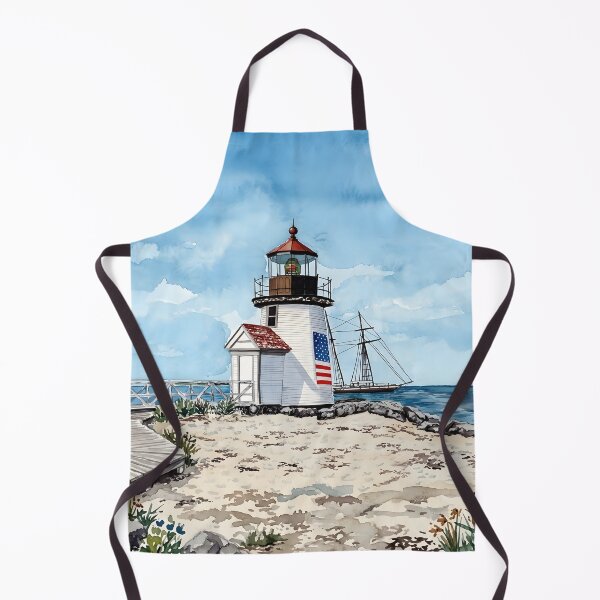 Item preview, Brant Point Lighthouse travel Print, Massachusetts USA designed and sold by POSTERIOCREW.