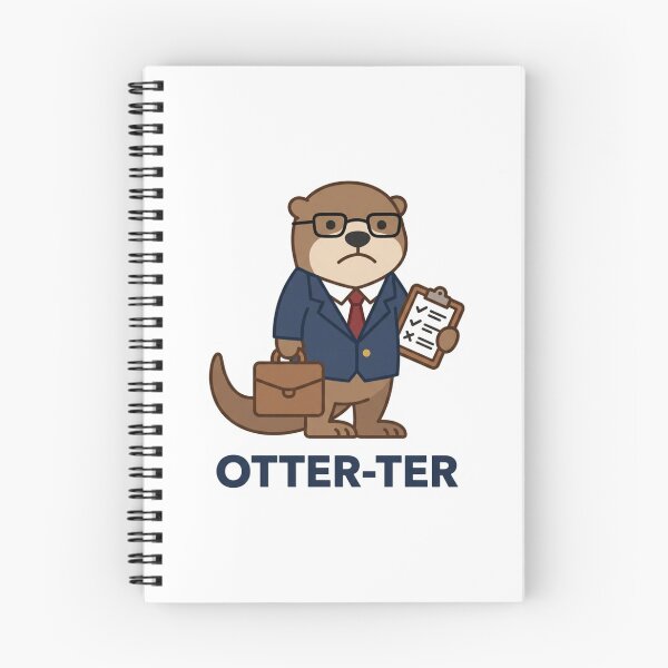Item preview, Otter-Ter Funny Auditor CPA Pun Cute Internal Audit Otter Accountant Humor designed and sold by raedattia.