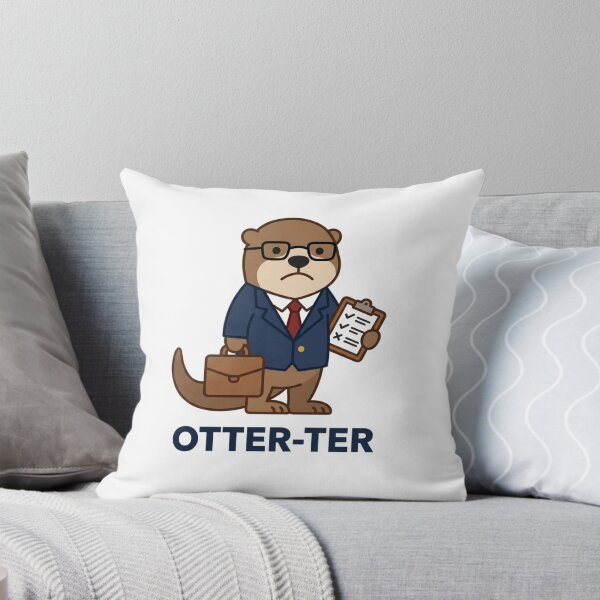 Item preview, Otter-Ter Funny Auditor CPA Pun Cute Internal Audit Otter Accountant Humor designed and sold by raedattia.