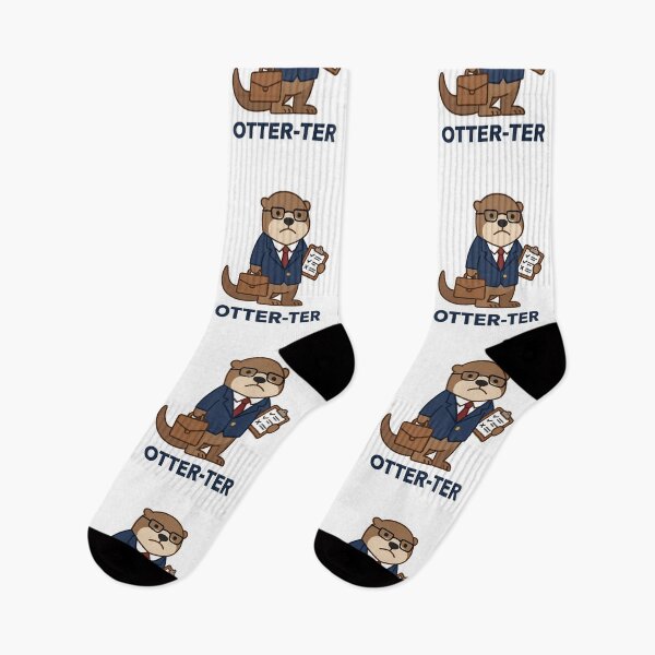 Item preview, Otter-Ter Funny Auditor CPA Pun Cute Internal Audit Otter Accountant Humor designed and sold by raedattia.