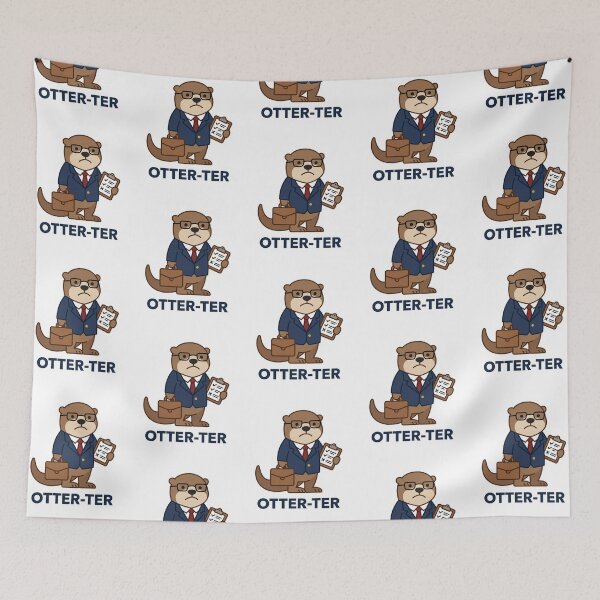 Item preview, Otter-Ter Funny Auditor CPA Pun Cute Internal Audit Otter Accountant Humor designed and sold by raedattia.