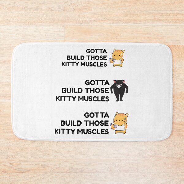 Item preview, Kitty Muscles 1 designed and sold by TheReclaimedd.