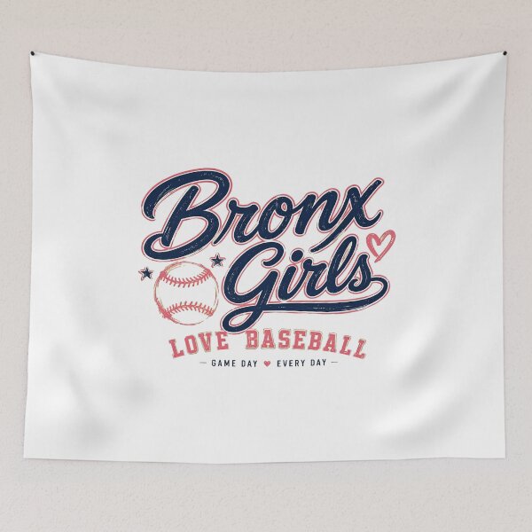 Item preview, Bronx Girls Love Baseball Retro Graphic Tee designed and sold by SopheeTrah.
