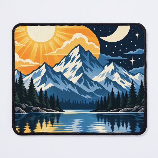 Item preview, Sunrise Sunset Wilderness Landscape designed and sold by Punch-E415.