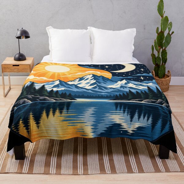 Item preview, Sunrise Sunset Wilderness Landscape designed and sold by Punch-E415.