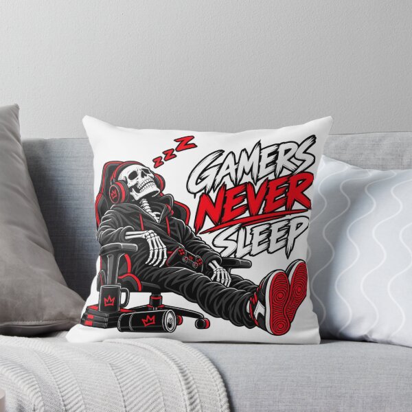 Item preview, Gamers Never Sleep – Funny Gamer Problems designed and sold by Cyber Warrior.