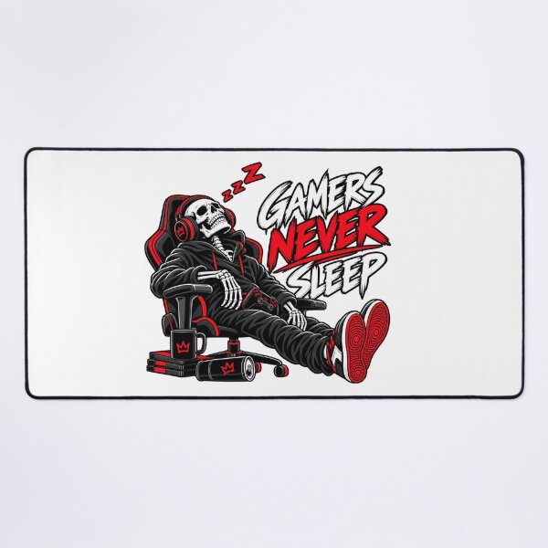 Item preview, Gamers Never Sleep – Funny Gamer Problems designed and sold by Cyber Warrior.