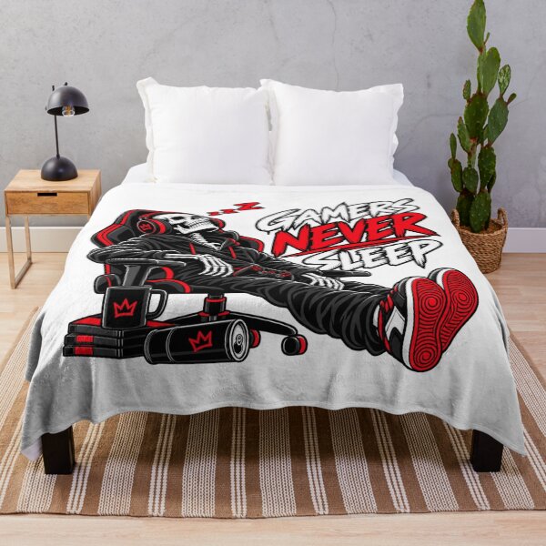 Item preview, Gamers Never Sleep – Funny Gamer Problems designed and sold by Cyber Warrior.