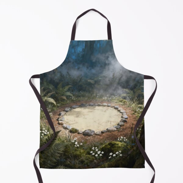 Item preview, Enchanted Woodland Clearing Wall Art, Fairy Ring Landscape Painting, Mystical Forest Nature Print, Fantasy Decor designed and sold by stylishdzign.