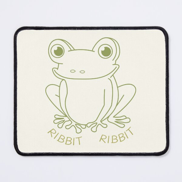 Item preview, Funny Retro Frog "Ribbit".Minimalist Line Art designed and sold by AnnaDesertArt.