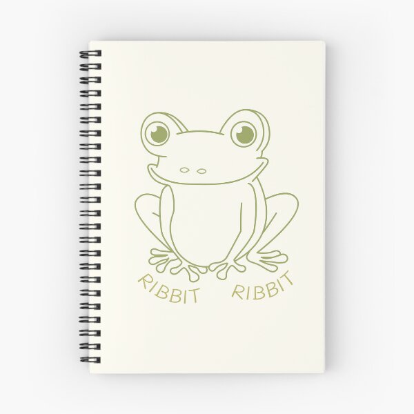 Item preview, Funny Retro Frog "Ribbit".Minimalist Line Art designed and sold by AnnaDesertArt.