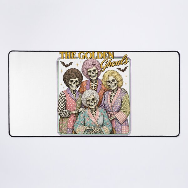 Item preview, Spooky Skeleton Squad | Four Robed Skeletons with Bats Halloween Design designed and sold by Uniquememorable.