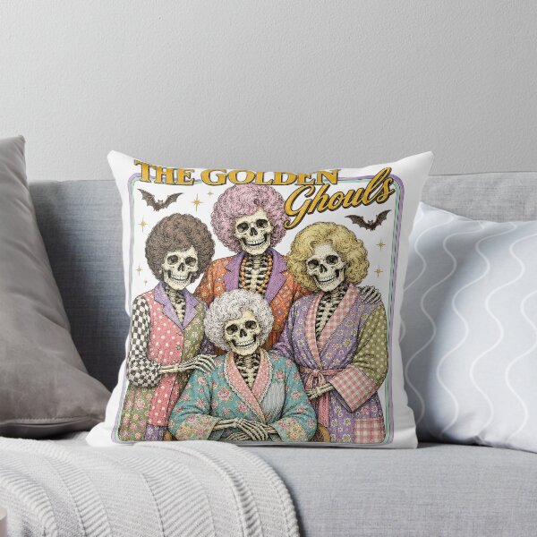 Item preview, Spooky Skeleton Squad | Four Robed Skeletons with Bats Halloween Design designed and sold by Uniquememorable.