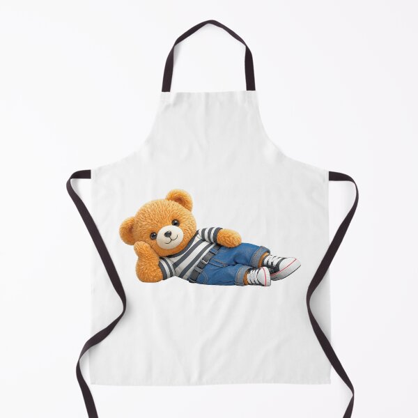 Item preview, Lazy Teddy Bear Relaxing Pose Shapes Mania designed and sold by Shapes-Mania.