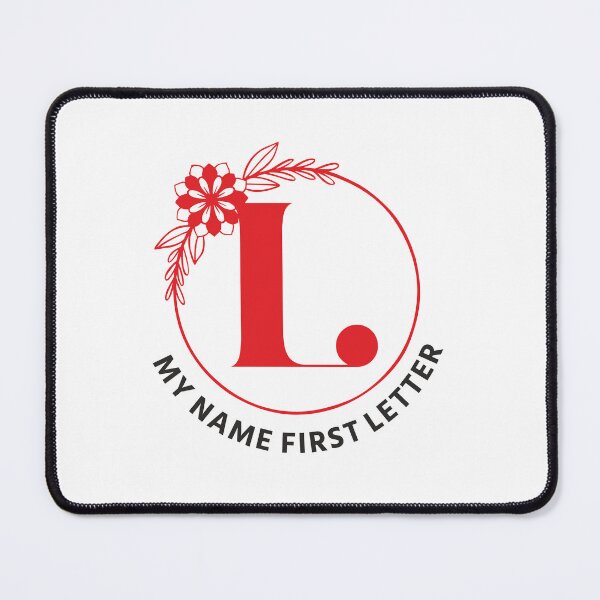 Item preview, My Name First Letter - Personalized Name Initial Letter Typography | Custom First Alphabet Name Art | Monogram Initial Design designed and sold by 440CREATIVES.