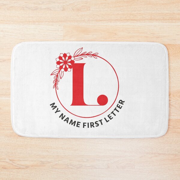 Item preview, My Name First Letter - Personalized Name Initial Letter Typography | Custom First Alphabet Name Art | Monogram Initial Design designed and sold by 440CREATIVES.