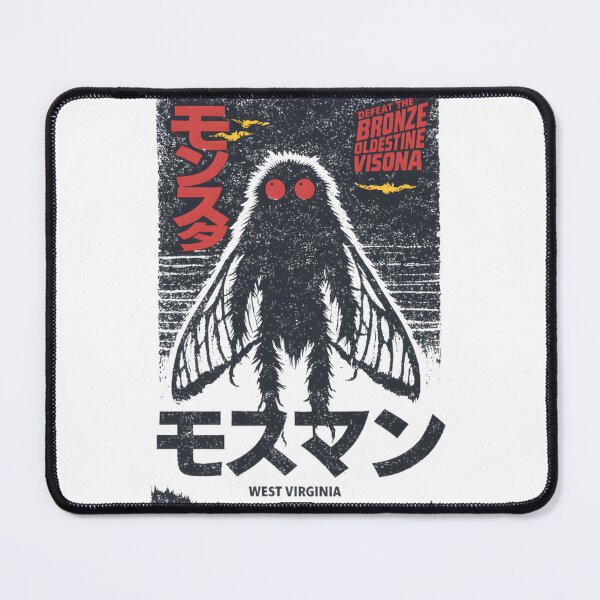 Item preview, The Mothman Japanese Style Illustration - Mysterious Cryptid Artwork designed and sold by strawberry trampoline.