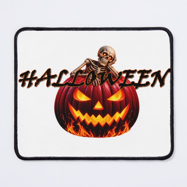 Item preview, halloween pumpkin red with skeleton 2 designed and sold by natalik2024.