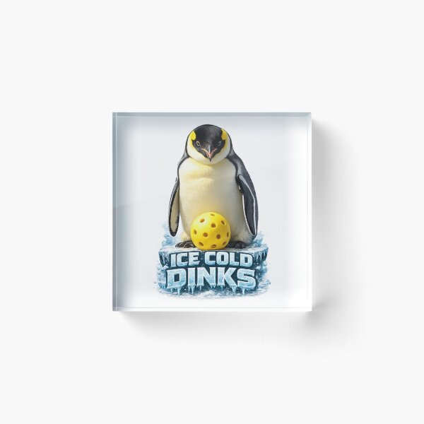 Item preview, Ice Cold Dinks – Penguin Pickleball Design designed and sold by simplehcity.