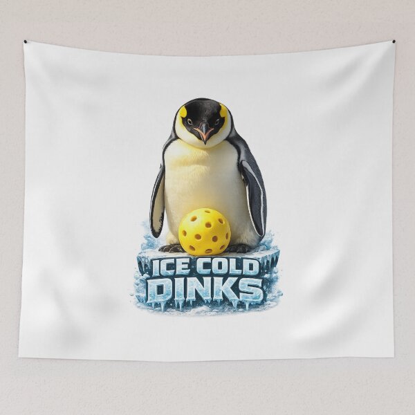 Item preview, Ice Cold Dinks – Penguin Pickleball Design designed and sold by simplehcity.