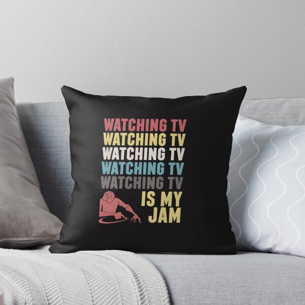 Item preview, Watching TV Is My Jam Retro DJ Vinyl Record Player  designed and sold by FlorenceRose12.