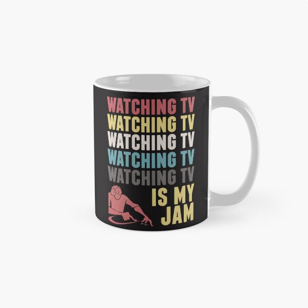 Item preview, Watching TV Is My Jam Retro DJ Vinyl Record Player  designed and sold by FlorenceRose12.