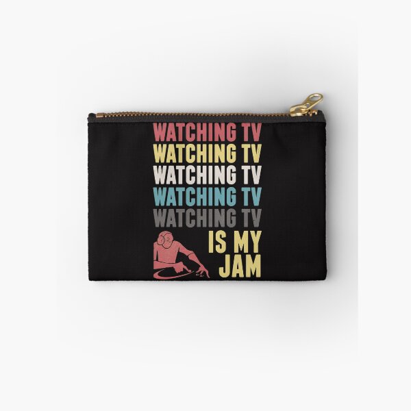 Item preview, Watching TV Is My Jam Retro DJ Vinyl Record Player  designed and sold by FlorenceRose12.
