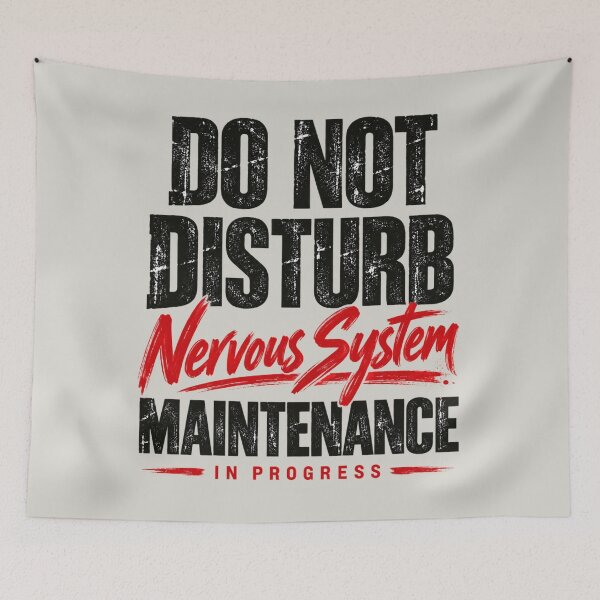 Item preview, Nervous System Do Not Disturb Funny Sarcastic Statement designed and sold by IRYNASHOP.