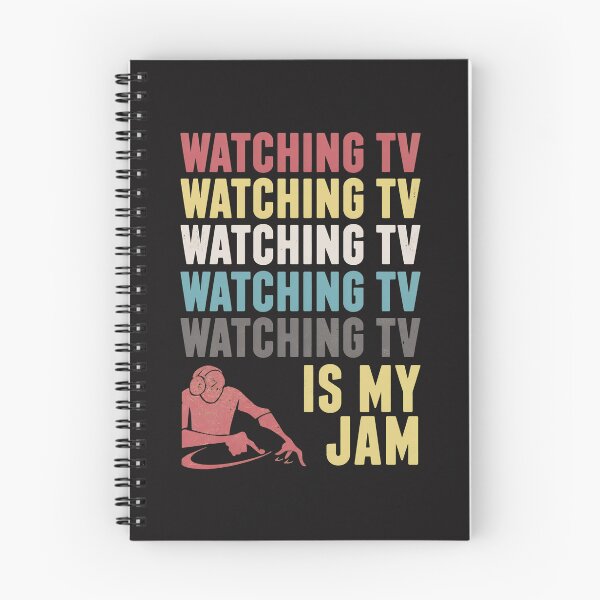 Item preview, Watching TV Is My Jam Retro DJ Vinyl Record Player  designed and sold by FlorenceRose12.