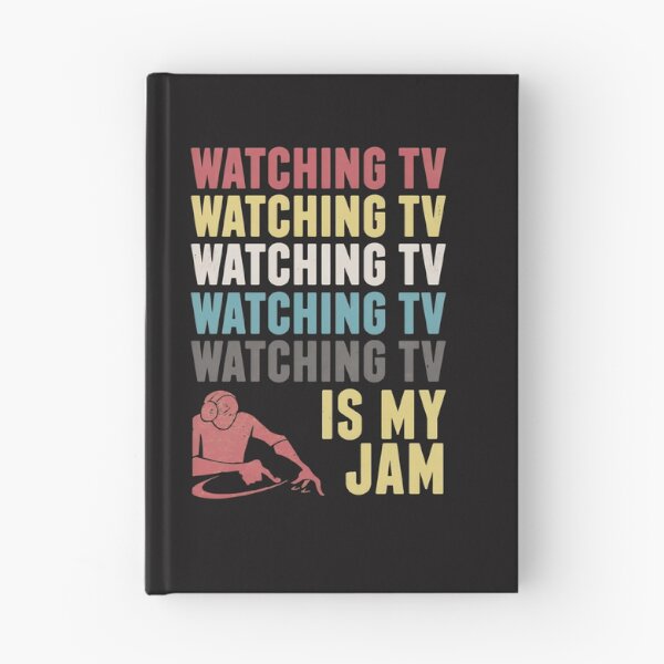 Item preview, Watching TV Is My Jam Retro DJ Vinyl Record Player  designed and sold by FlorenceRose12.