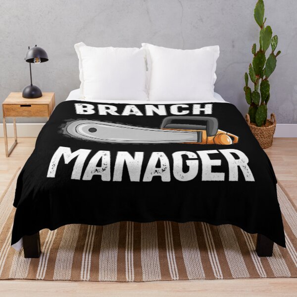 Item preview, Branch Manager Chainsaw Funny Logger Men'S Lumberjack Gear designed and sold by BowmanNewman.