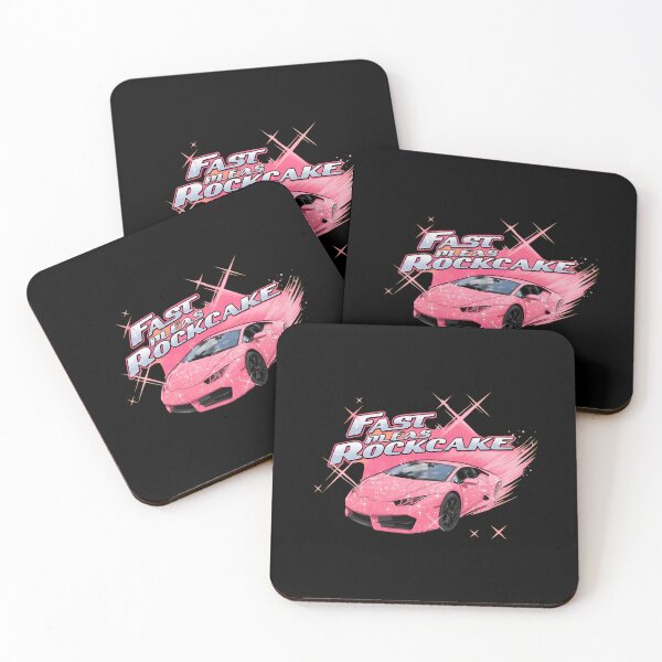 Item preview, Fast Sports Car Pink Rockcake Graphic  designed and sold by Tashina89.