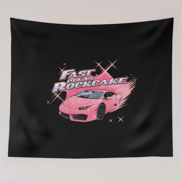 Item preview, Fast Sports Car Pink Rockcake Graphic  designed and sold by Tashina89.