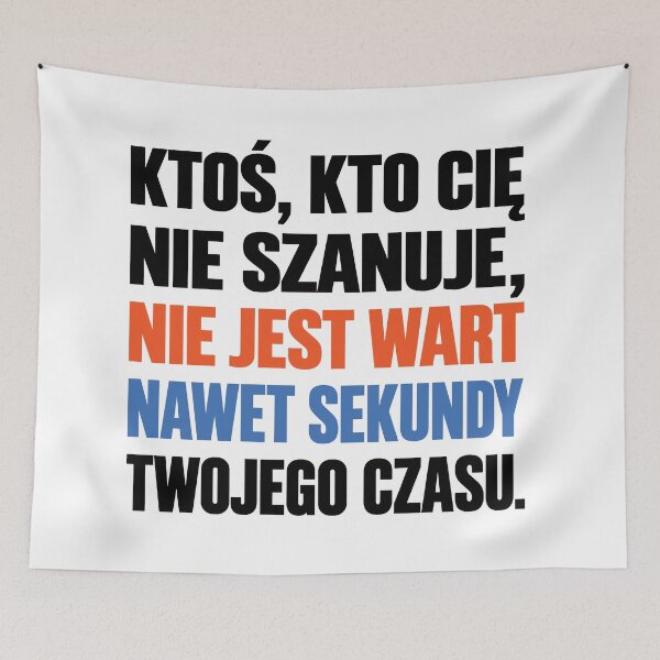 Item preview, Szanuj siebie i swój czas designed and sold by PRINTIONAL.