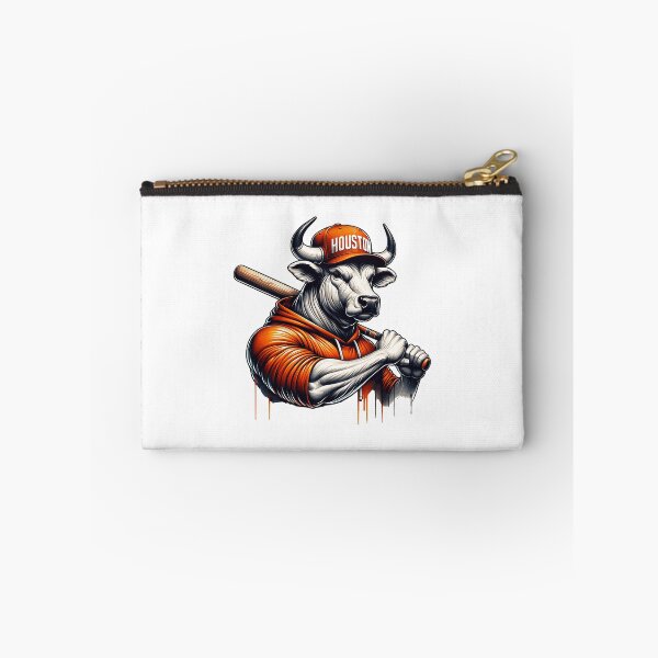 Item preview, Bull Bat Baseball Orange Hoodie Cap designed and sold by BennMataka.