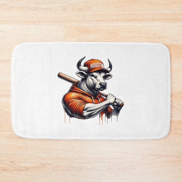 Item preview, Bull Bat Baseball Orange Hoodie Cap designed and sold by BennMataka.