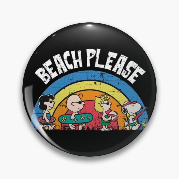 Item preview, Beach Please Peanuts Squad Vintage Rainbow designed and sold by Bohepa.